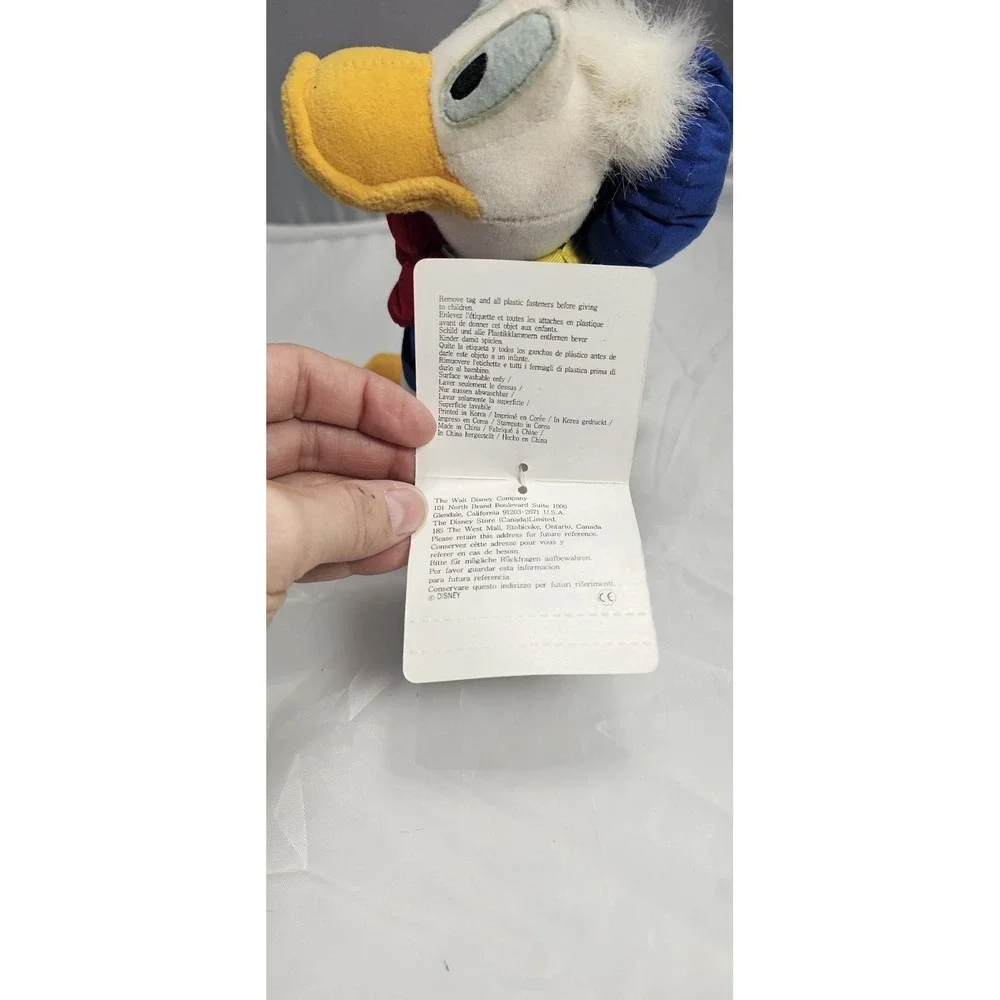 Disney Store Donald Duck Plush‎ Stuffed Animal Toy Genuine Original Authentic 9